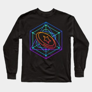 Psyechedelic Geometry - Ultimate Frisbee Long Sleeve T-Shirt